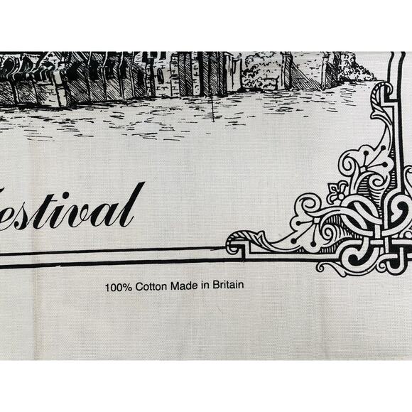 Set 3 Vintage All 100% Cotton DISH Tea TOWEL U.K. England Britain Salisbury Bell - Picture 13 of 16